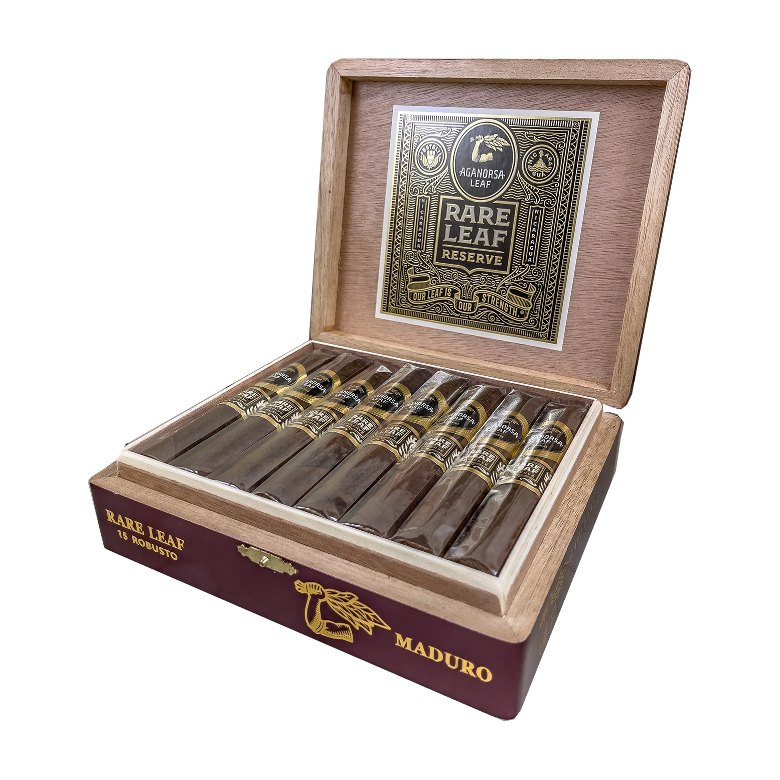 Aganorsa Rare Leaf Reserve Maduro Robusto Cigar - Box